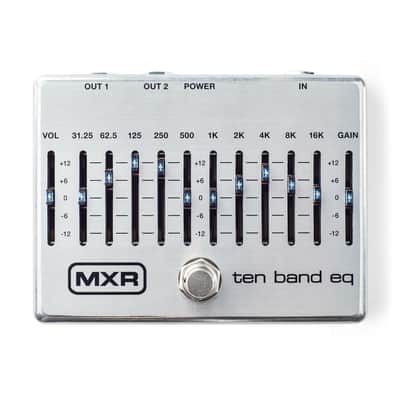 Used MXR M108S 10 Band Graphic EQ Equalizer Guitar Effects Pedal