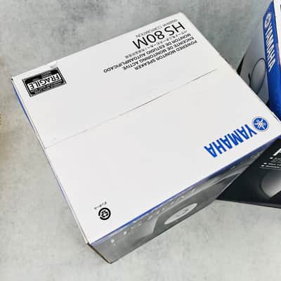 Yamaha HS80M Powered Studio Monitor Pair NOS NIB - Black image 2