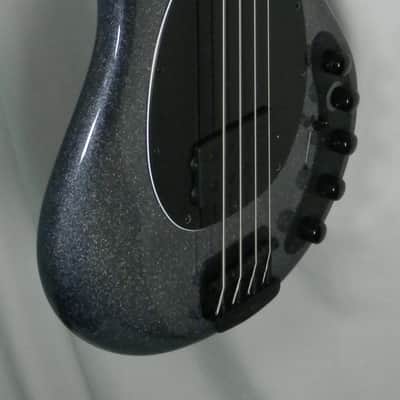 Ernie Ball Music Man Starry Night Dark Ray 4-string electric bass with case *Demo* image 4