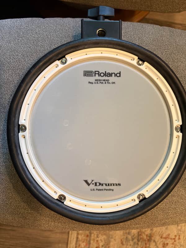 Roland PDX-8 V-Drum 10" Dual-Trigger Mesh Snare Drum Pad 2006 - Present - Black image 1