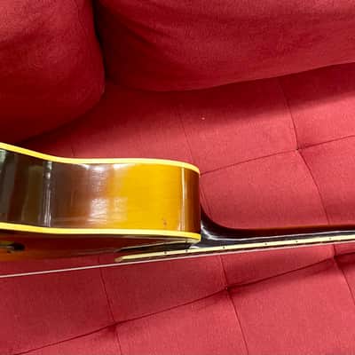 Silvertone H708 by Harmony Acoustic Archtop Guitar 1947 - Sunburst image 15