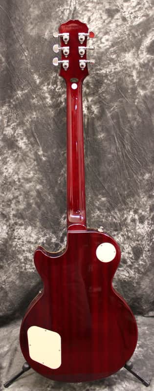 2017 Epiphone Les Paul Standard PlusTop Pro Wine Red Electric | Reverb