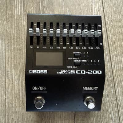 Boss EQ-200 Equalizer 2019 - Present - Black image 1
