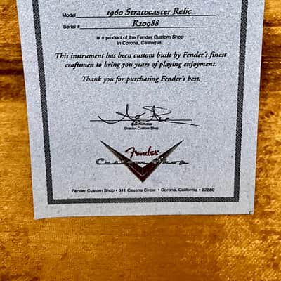 Fender Custom Shop - Relic 60- Perfect - Sunburst image 10
