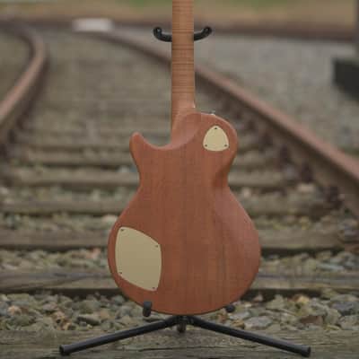 Patrick James Eggle Macon Single Cut Semi Hollowbody - Nitro Tobacco Burst image 11