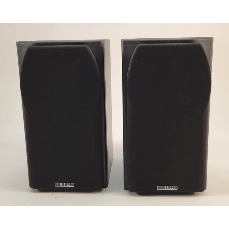 Mission 2-Way Reflex 25 Bookshelf Speaker Pairs - Black - Tested