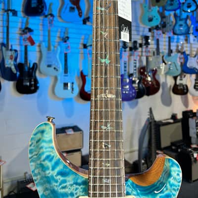 PRS 2025 Wood Library Special 22 Semi Hollow, Custom - Quilt, Aquableaux, Paisley Case, Signature Dealer / 555 image 9
