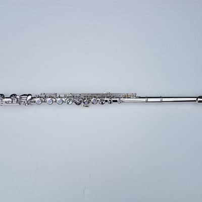 17 Open Hole Silver-Plated French Point Flute with Lightweight Case image 3