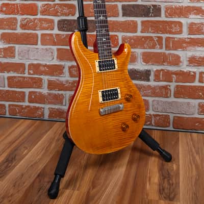 PRS Custom 22 Flame Maple 10 Top Amber 1996 w/OHSC image 3