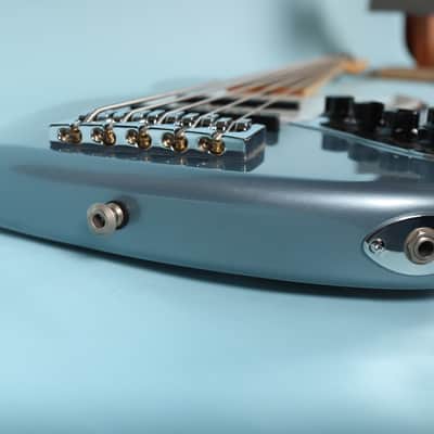 Mike Lull M5V Jazz Electric Bass 5 String Lake Placid Blue with Case image 22