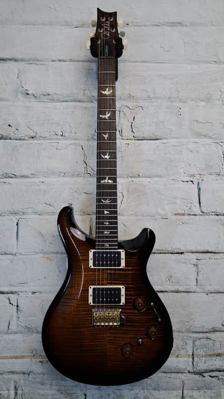 PRS P24 / Custom 24 Piezo -- Black Gold Burst image 1
