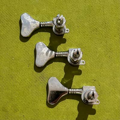 Set of 3 Vintage Schaller M4 S style Bass Tuners image 3
