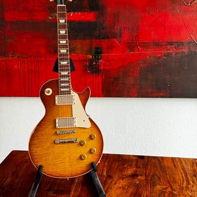 Immagine Gibson Custom Shop Billy Gibbons "Pearly Gates" '59 Les Paul Standard (Murphy Aged) 2009 - Aged Heritage Cherry Sunburst - 1