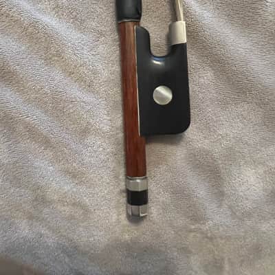 Jay Haide Modèle artistique à l’ancienne 2008 - Antiqued and JohnPaul nickel-mounted Brazil wood viola bow image 15