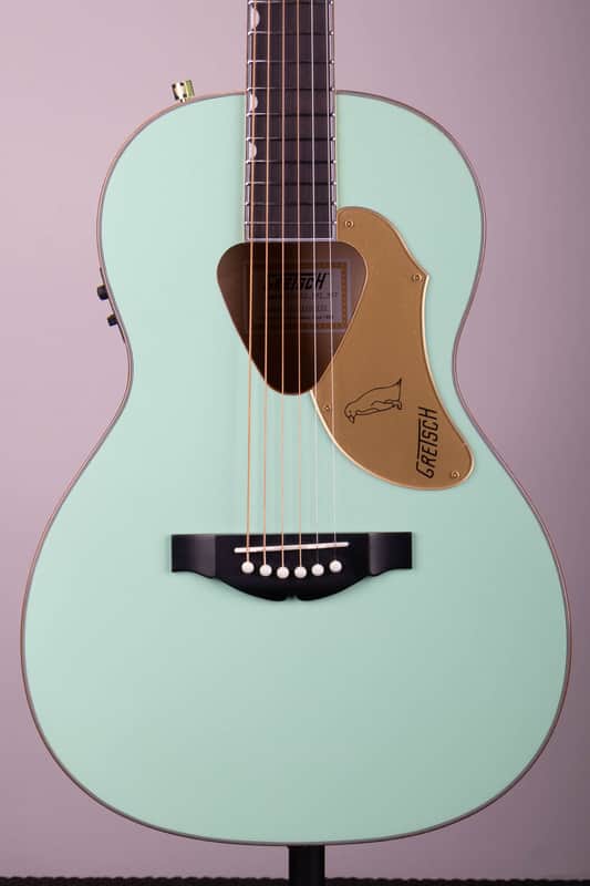 Gretsch G5021E Rancher Penguin Parlor Acoustic-Electric Guitar - Mint Metallic image 1