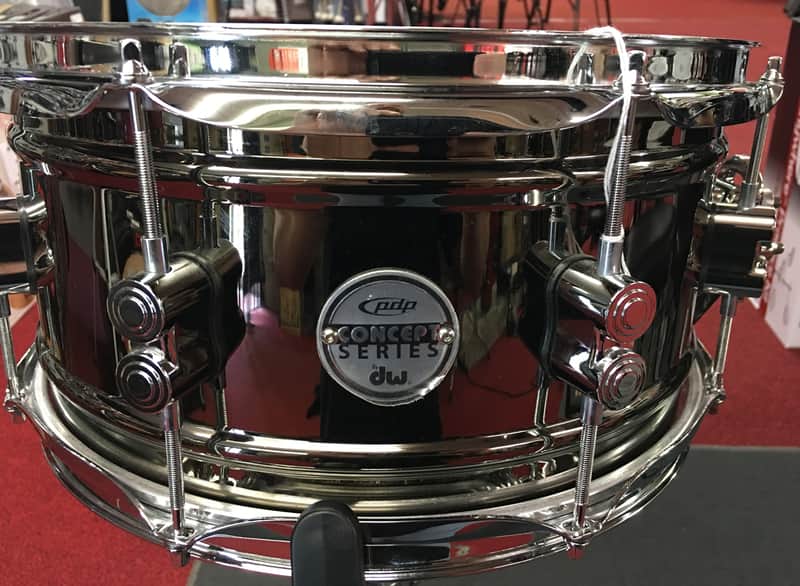 PDP PDSN6513BNCR 6.5X13 Black Nickel Over Steel Snare Drum image 1