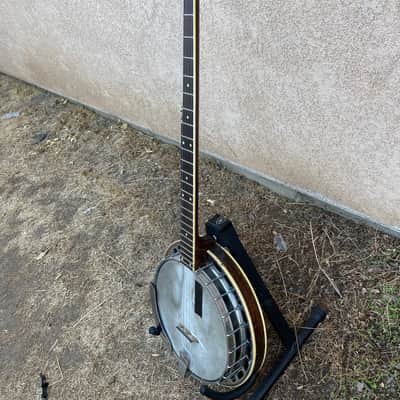 Gibson RB-180 1960s long neck banjo resonator closed back image 3