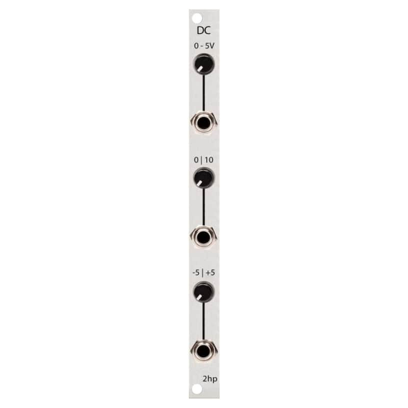 2hp DC Eurorack Voltage Offset Generator Module (Silver) image 1