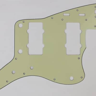 Jazzmaster Scratch Plate Mint Green 3 ply Pickguard to fit modern USA Fender guitars