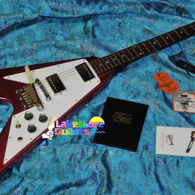 Gibson Custom Shop '67 Mahogany Flying V Reissue with Maestro Vibrola 2021 - Present - Sparkling Burgundy image 2
