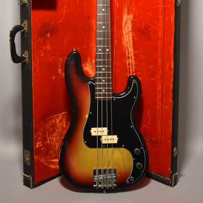 1976 Fender Precision Bass Three-Tone Sunburst w/OHSC image 1