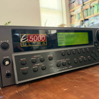 E-MU Systems E5000 Ultra Rack mount 64-Voice Polyphonic Sampler - with 128GB ZuluSCSI USB-C 2026, 128GB Internal SSD, 128MB Sound Memory (1999)