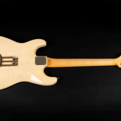 2013 Haar Traditional S Old Headstock - Nitro Blonde Light Aged | Custom Stratocaster 1-Piece Swamp Ash Body Maple Fretboard Amber Pickups | Case image 9