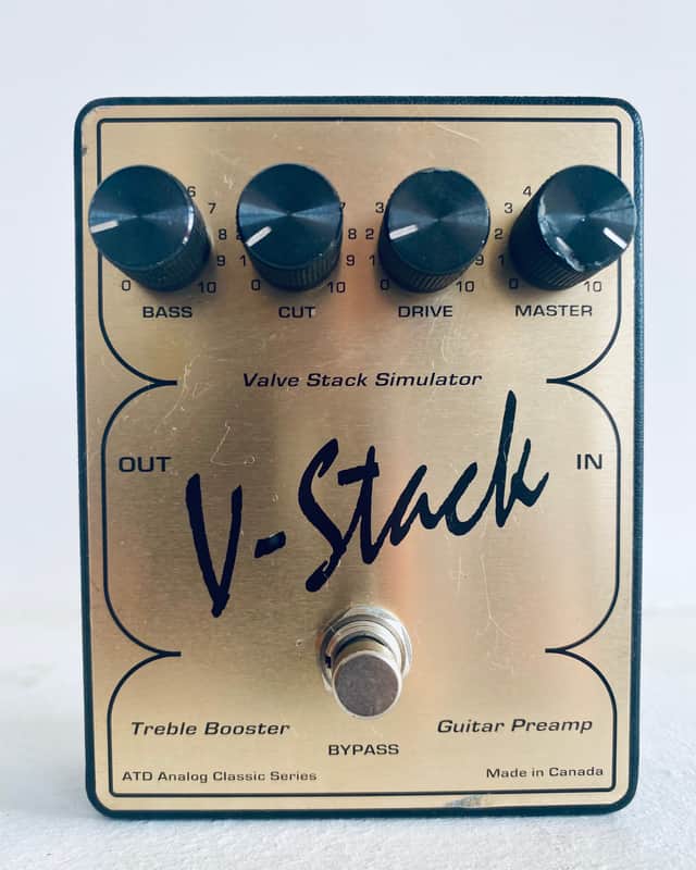 ATD V-Stack Classic Valve Stack Simulator - Vintage Analog Guitar Preamp / Overdrive imagen 1