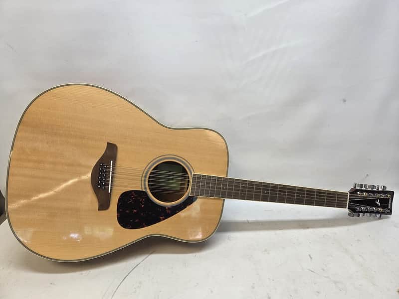 Yamaha FG820-12 Folk Acoustic 12-String Guitar 2010s - Natural image 1