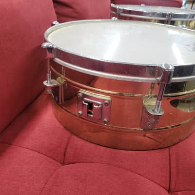 Latin Percussion Matador Series 14/15" Brass Timbales - Brass/Chrome image 8
