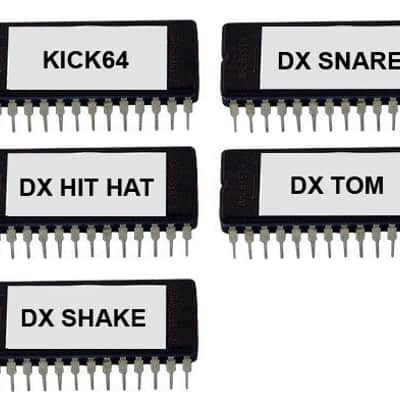 Oberheim DX Stock Sounds Factory Eproms Rom Eprom Chip IC Sample Drum Machine