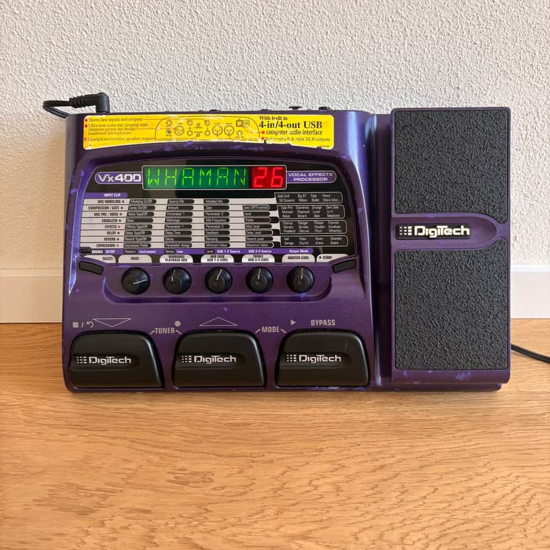 Digitech VX400 - Modeling Floor Processor! Super vocal multi