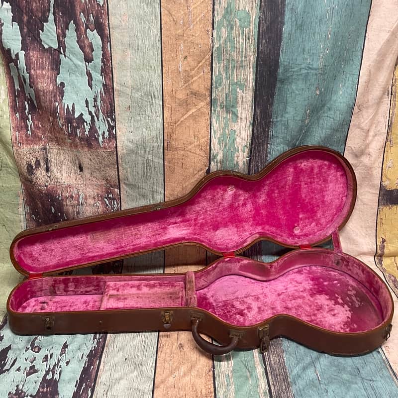 Vintage original Gibson figure 8 case Les Paul  1959 Sunburst image 1