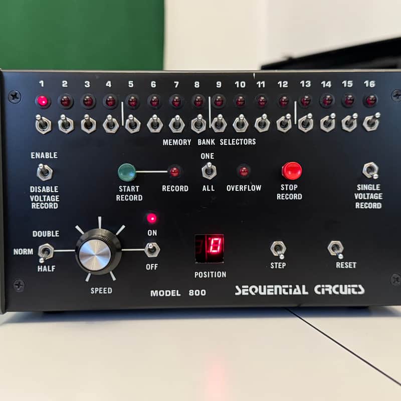 1977 – 1988 Sequential Model 800 Sequencer Black