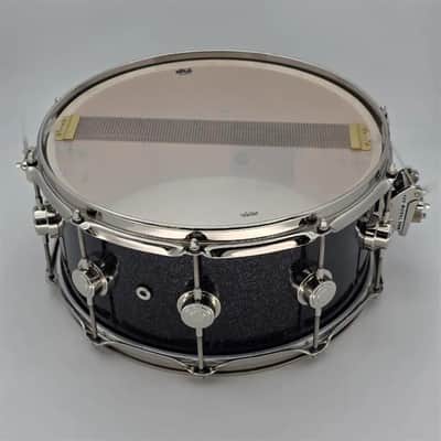 Used DW Collectors SonicPly Snare Drum 14x6.5 Black Ice w/Nickel Hw - Very Good image 4
