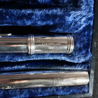 Gemeinhardt M3S Solid Silver Flute – Elkhart, IN – Recently Serviced – w/ Case image 2