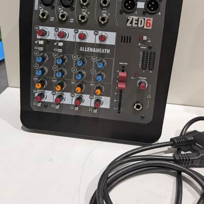Allen & Heath ZED-6 Compact 6-Input Mixer 2016 - Present - Black image 3