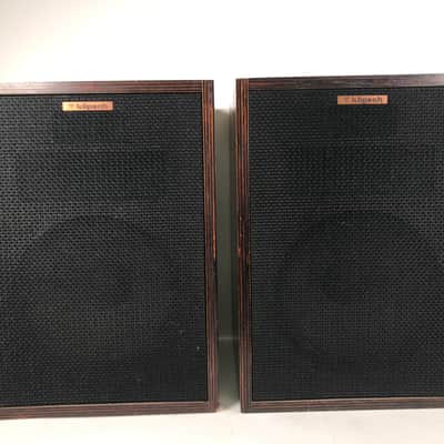 Klipsch Heresy HBR Vintage Classic Speakers w/ Original Stands image 1