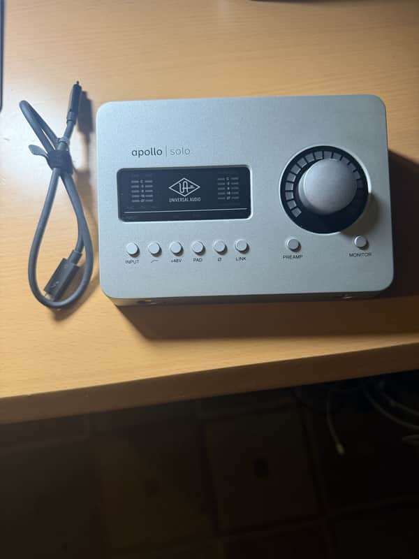Universal Audio Apollo Solo Heritage Edition Thunderbolt 3 Audio Interface 2020 - Present - Silver image 1