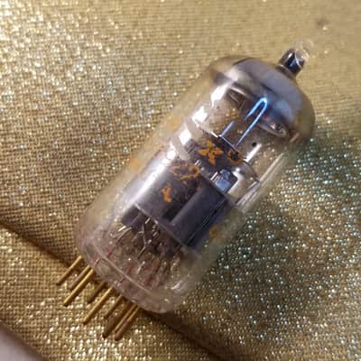 Amperex JAN 6922 tNOS AT1000 TESTED Balanced! PI Vacuum Tube USA Military Gold Pins E88CC dual triode 1960-1966 image 10