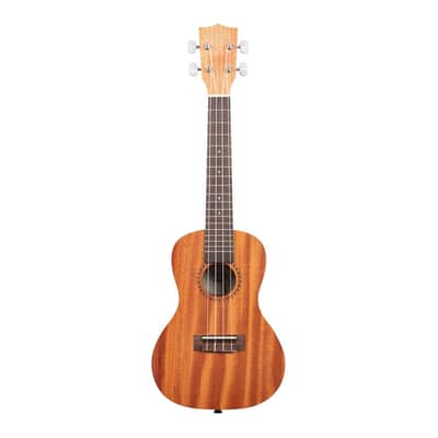 Kala KA-15C Satin Mahogany Concert Ukulele Bundle with Gig Bag, Tuner, Strap, and Aquila Strings image 2