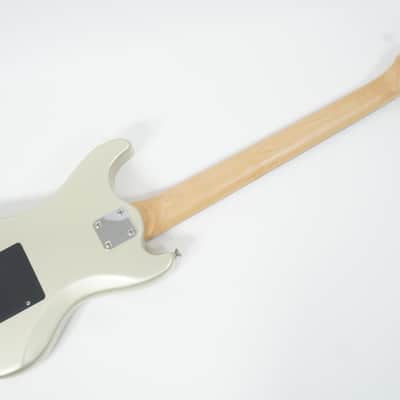 MarineRider MR-1 Metallic Silver Mosrite Ventures Copy Built-in Amp travel guitar Made in JAPAN image 9