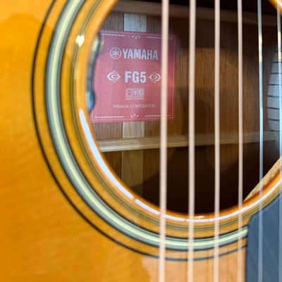 Yamaha FG5 Red Label 2025 - Gloss Natural image 11