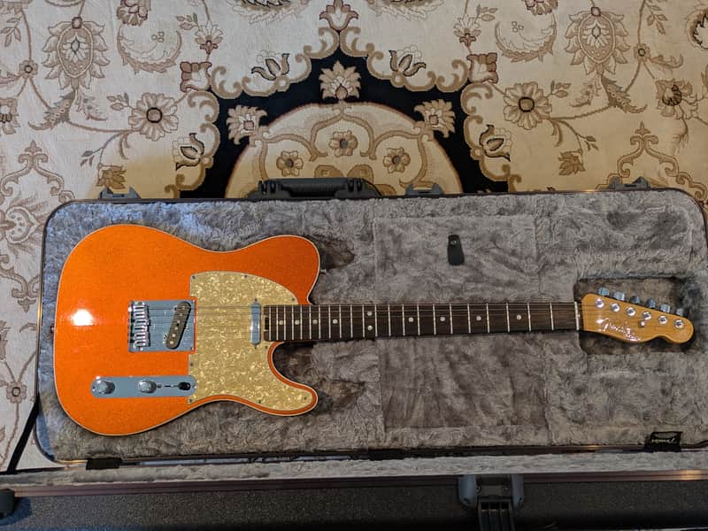 Fender American Elite Telecaster with Rosewood Fretboard 2016 - 2019 - Autumn Blaze Metallic