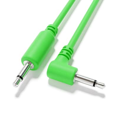 ExcelValley [Green | 200 cm - 78.74"] 5-Pack Hybrid Mono Modular Patch Cables TS 3.5mm 1/8" Eurorack Synth Synthesizer image 3