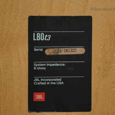 JBL L80T3 Pair of Speakers – Restored – 1-Year Warranty image 7