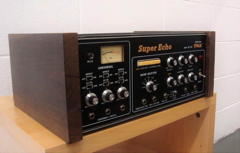Evans SE-810 Super Echo Tape Delay Echo Reverb Unit 1978 Black / Chrome image 1