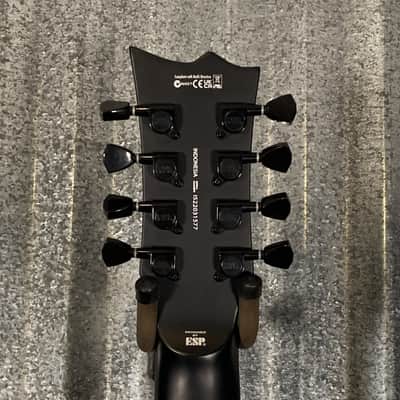 ESP LTD EC-258 8 String Black Satin Guitar EC258BLKS #1577 Used image 6