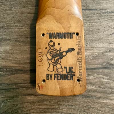 Warmoth Roasted Maple Stratocaster Neck Lic. by Fender image 10