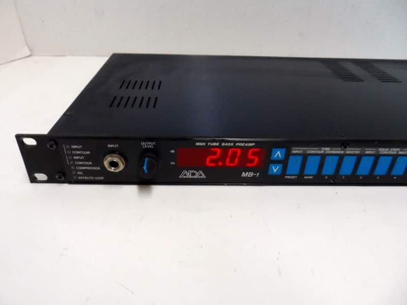 ADA MB-1 Midi Programmable Bass Guitar Tube Rack Preamp AMP 80